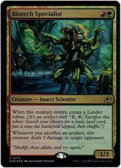 MTG Edge Of Eternities Biotech Specialist Foil (Rare) - Image 2