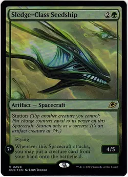 MTG Edge Of Eternities Sledge-Class Seedship Foil (Rare) - Image 2