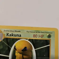 Base Set Kakuna 1st Edition Shadowless 33/102 LP Pokemon - Image 2