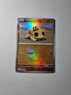 Hippopotas 052/131 - POKEBALL Reverse Holo - Prismatic Evolutions - Pokemon TCG - Image 1