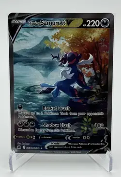 Pokemon TCG Hisuian Samurott V GG51/GG70 Crown Zenith Galarian Gallery Rare, NM - Image 1