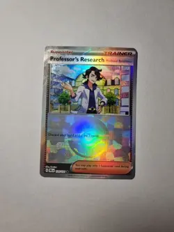 Pokemon Prismatic Evolutions Professor's Research 125/131 Pokeball Reverse Holo - Image 1