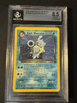 Pokemon Dark Blastoise Team Rocket Unlimited Holo Rare #3 BGS 8,5 - Image 1