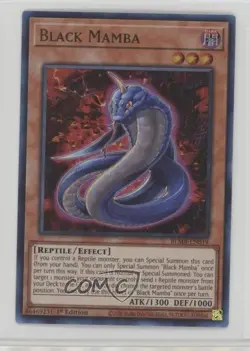 Black Mamba 1st Ed. YuGiOh Battles of Legend: Monstrous Revenge #BLMR-EN019 0kb5 - Image 1