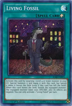 Living Fossil - BLRR-EN015 - Secret Rare - 1st Edition NM YuGiOh! Battles of Le - Image 1
