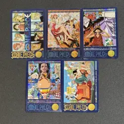 One Piece Visual Adventure rere #20 26 61 88 102 set of 5 card japanese vintage - Image 1