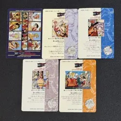 One Piece Visual Adventure rere #20 26 61 88 102 set of 5 card japanese vintage - Image 2