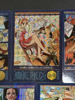 One Piece Visual Adventure rere #20 26 61 88 102 set of 5 card japanese vintage - Image 4