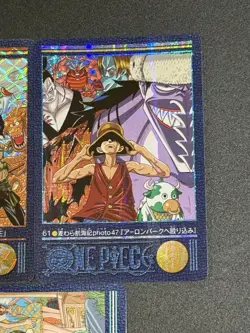 One Piece Visual Adventure rere #20 26 61 88 102 set of 5 card japanese vintage - Image 5
