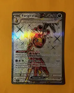 Farigiraf EX 194/162SV05: Temporal Forces Holo Card Near Mint Condition - Image 2