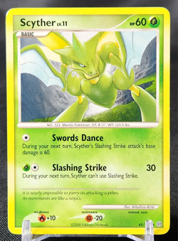 Scyther 49/100 Stormfront Regular Uncommon Pokemon Card - Image 1