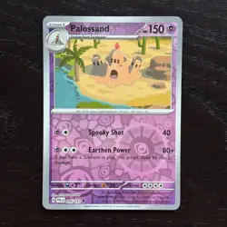 Palossand 096/193 Pokemon Paldea Evolved SV02 Reverse Holo Uncommon Card NM - Image 1