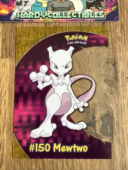 2000 Topps Pokemon #150 Mewtwo PC5 Animation Edition clear card NM - Image 1