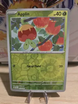 012/142 APPLIN REVERSE HOLO STELLAR CROWN POKEMON CARD - Image 1