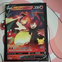 Lances Charizard V Promo Rare Normal Sized Pokemon Card SWSH133 - Image 1