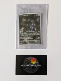 Mewtwo SVP052 Scarlet & Violet 151 Illustration Rare Promo Pokemon Card sealed - Image 1
