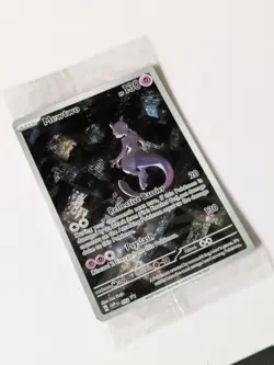 Mewtwo SVP052 Scarlet & Violet 151 Illustration Rare Promo Pokemon Card sealed - Image 2