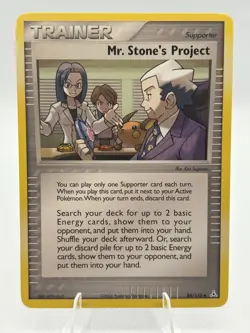 Pokemon TCG Mr. Stone's Project 88/110 EX Holon Phantom Uncommon Regular Card - Image 1