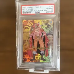 [PSA 10] Gol D. Roger Comic Para OP-09 SEC One Piece Card Super Parallel - Image 1