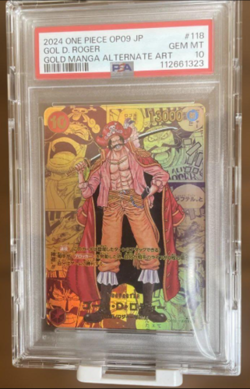 [PSA 10] Gol D. Roger Comic Para OP-09 SEC One Piece Card Super Parallel - Image 3