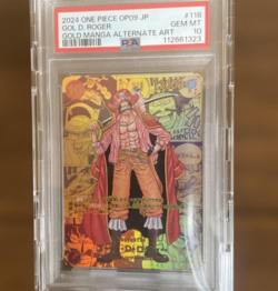 [PSA 10] Gol D. Roger Comic Para OP-09 SEC One Piece Card Super Parallel - Image 5