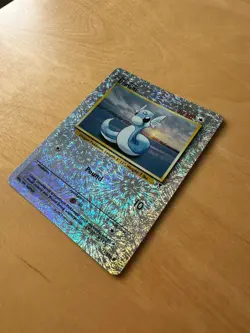 Dratini 72/110 Pokemon Base Set Reverse Holo Card Excellent Condition - Image 2