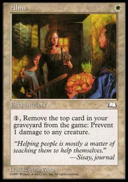 Alms - Light Play MTG Weatherlight - Image 1