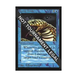WOTC MtG International Ed. Psychic Venom (C) NM - Image 1