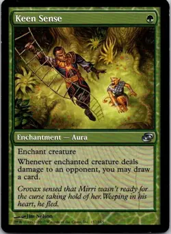 MTG Planar Chaos Keen Sense Uncommon Played - Image 1