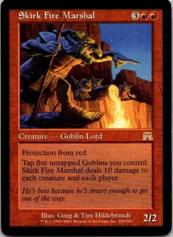 MTG Onslaught Skirk Fire Marshal Rare Played - Image 1