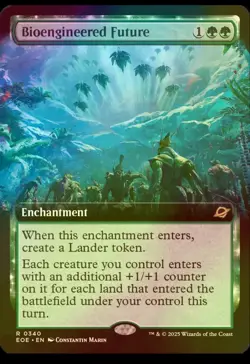 MTG FOIL Bioengineered Future (Extended Art ) English EOE - Image 1