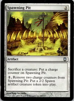 MTG Spawning Pit Darksteel Uncommon Played See Scan - Image 1