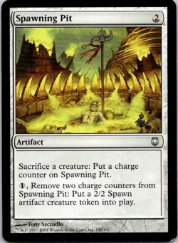 MTG Spawning Pit Darksteel Uncommon Played See Scan D - Image 1