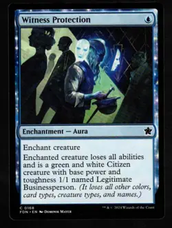 4x Witness Protection-Magic the Gathering-MTG-Foundations-Near Mint-4x - Image 1