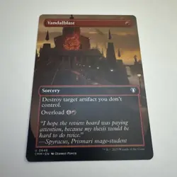 Vandalblast (Borderless) 646 - Commander Masters Regular Magic The Gathering Mtg - Image 1