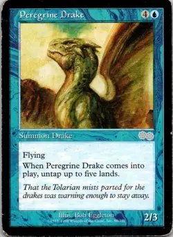 MTG Peregrine Drake Urza's Saga Played See Scan - Image 1