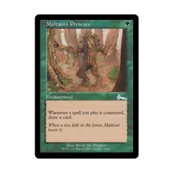 WOTC MtG Urza's Legacy Multani's Presence (U) (Foil) EX - Image 1