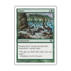 WOTC MtG 8th Ed Choke (U) (Foil) VG - Image 1