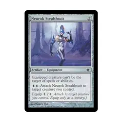 WOTC MtG Fifth Dawn Neurok Stealthsuit (C) (Foil) EX - Image 1