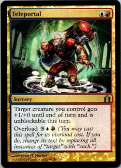 MTG Teleportal Foil Return To Ravnica Played See Scan - Image 1