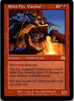 MTG Onslaught Skirk Fire Marshal Rare Played B - Image 1