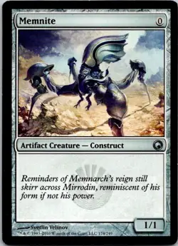 MTG Memnite Scars Of Mirrodin Played See Scan - Image 1