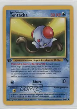 Tentacool German 1st Ed. Pokemon Fossil #56 1999 15fy - Image 1