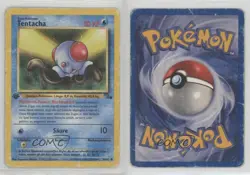 Tentacool German 1st Ed. Pokemon Fossil #56 1999 15fy - Image 3