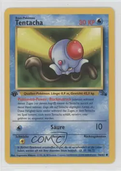 Tentacool German 1st Ed. Pokemon Fossil #56 1999 15fy - Image 1