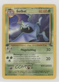 Golbat German 1st Ed. Pokemon Fossil #34 1999 15fy - Image 1