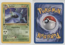 Golbat German 1st Ed. Pokemon Fossil #34 1999 15fy - Image 3