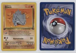 Rhyhorn German 1st Ed. Pokemon Jungle #61 1999 15fy - Image 3