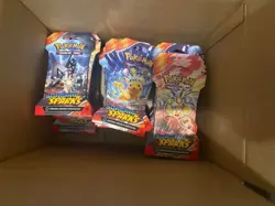 100x Pokemon TCG: Scarlet & Violet Surging Sparks Sleeved Blister Booster Pack 820650859328 - Image 1