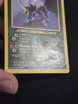 Houndoom - 23/75 Neo Discovery Pokemon TCG - Regular Unlimited RARE - MP - Image 4